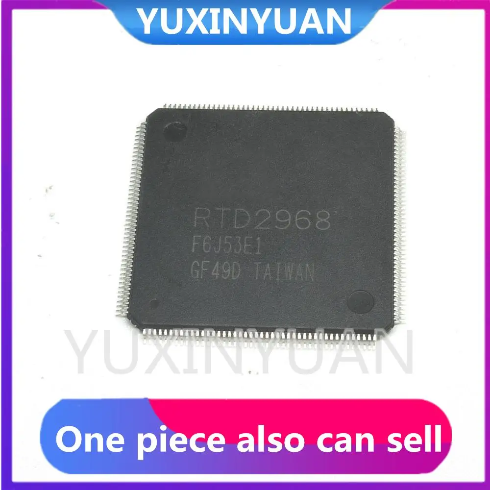 

2PCS RTD2968 2968 QFP YUXINYUAN IC LCD CHIP IN STOCK