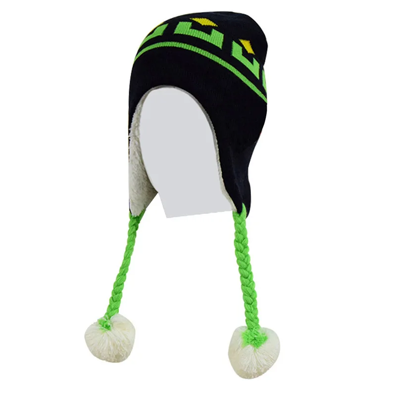Хит продаж Аниме DMMd DRAMAtical Murder Noiz вязаная шапка теплая зимняя Косплэй аксессуар с
