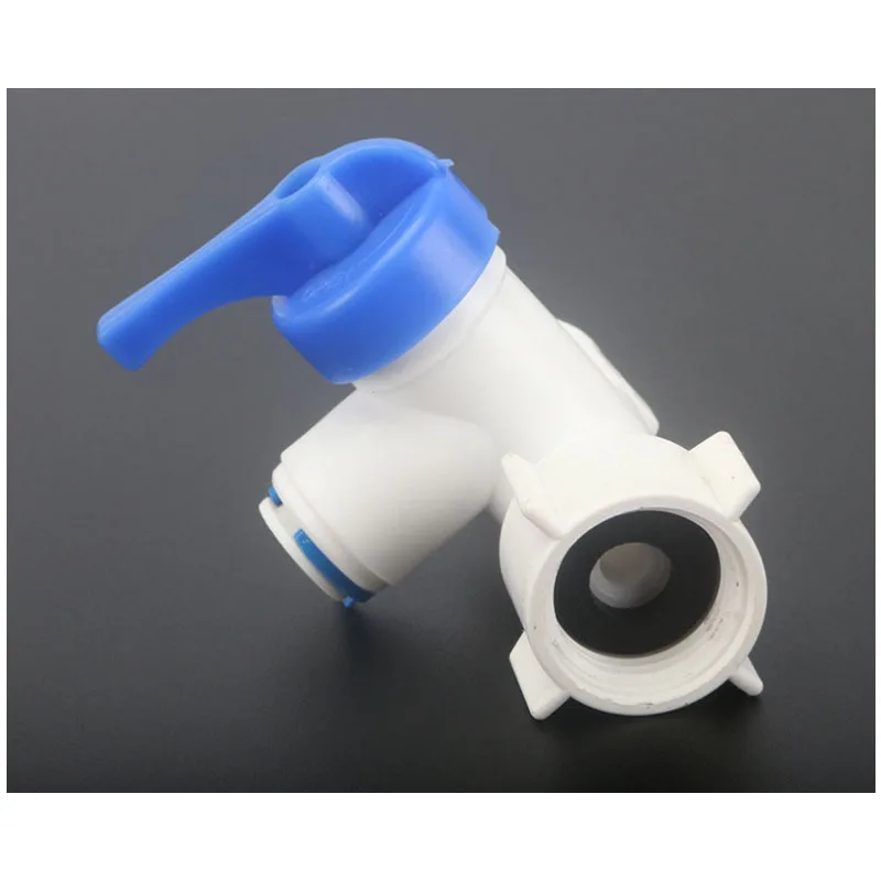 Пластиковый шаровой кран с обратным осмосом тройник быстрой соединением шланг 1/4