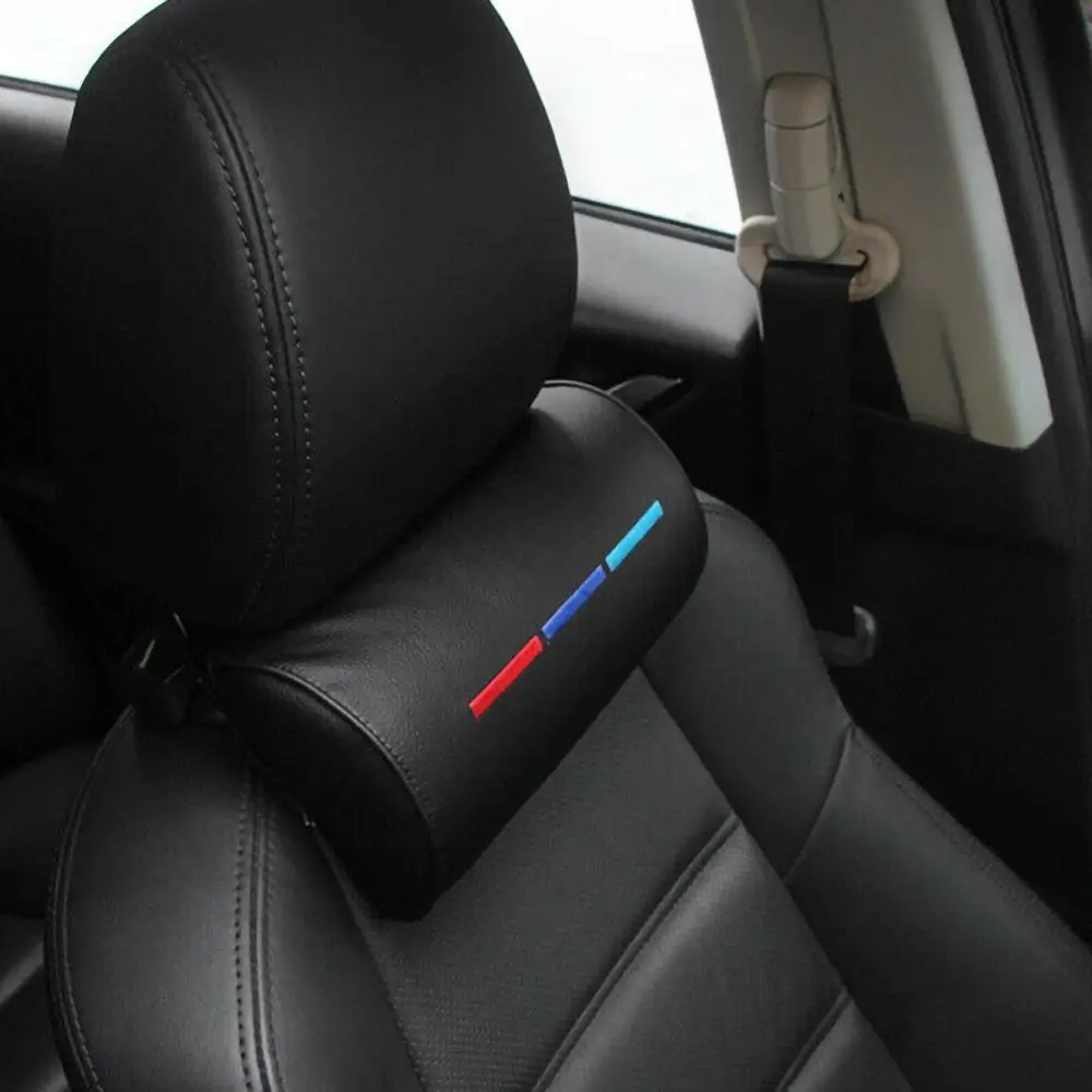 Автомобильный подголовник подушка для шеи BMW M3 M5 X1 X3 X5 X6 E46 E39 кожи с защитой