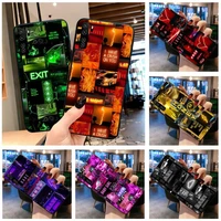 tokyo drift neon car collage phone case for huawei p20 p30 p40 lite e pro mate 40 30 20 pro p smart 2020 p10