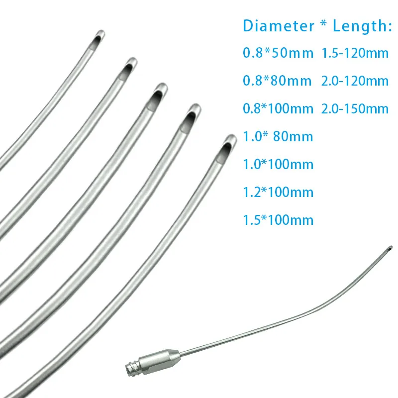 

Liposuction Cannula Curved Cannulas Micro Fat Transfer Needle Single Hole for Face Lift Liposuction Tools