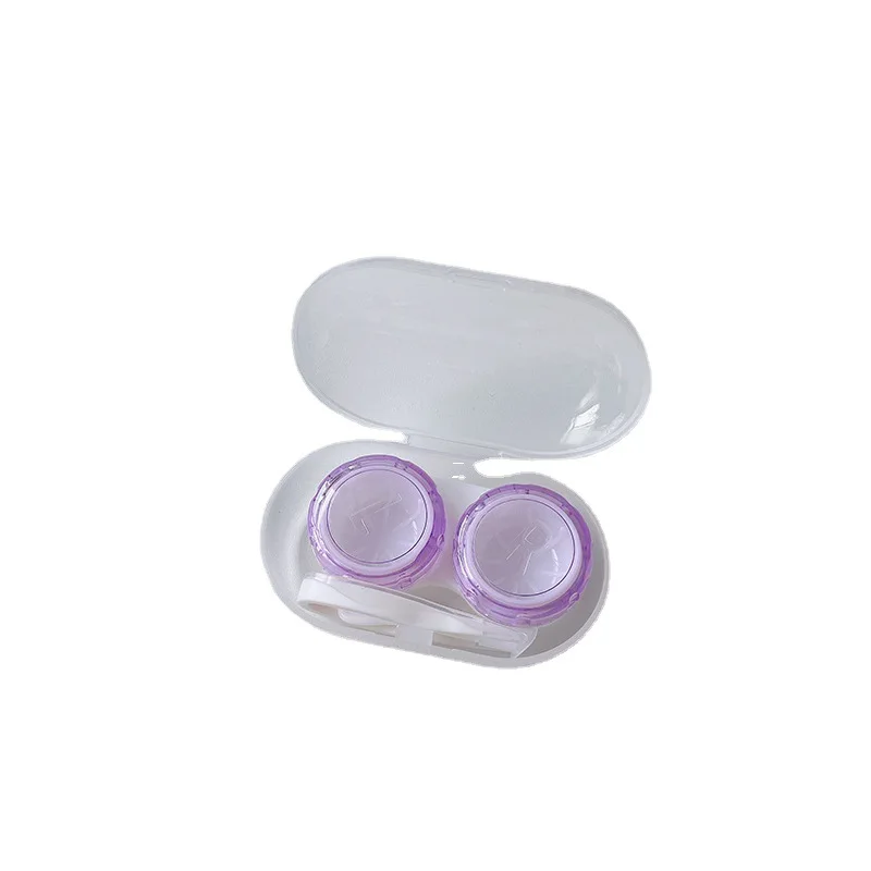 

Korean Contact Lenses Case Cute Candy Color Girl Transparent Contact Lens Cases Mini Travel Portable Contact Lens Box Container