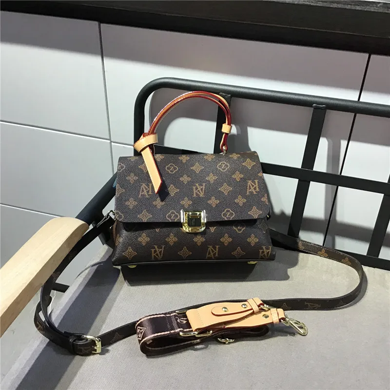 

Сумка через плечо с ретро-принтом для женщин, роскошные сумки, женские сумки, дизайнерский кошелек из натуральной кожи и сумочки, сумки с кан...