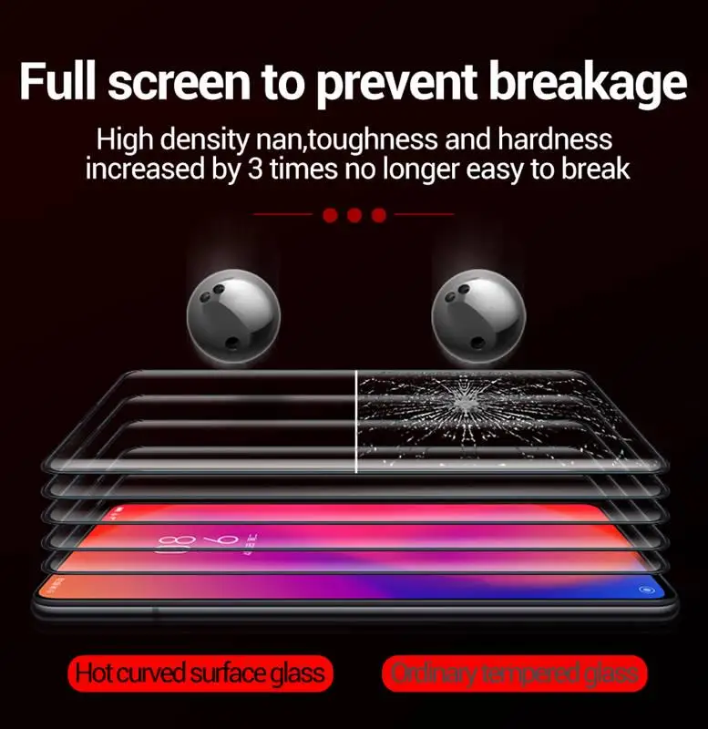 9D Защитное стекло для Xiao mi Red mi K20 Pro Note 7 8 pro mi 9T Pro mi 9 SE закаленное стекло для экрана