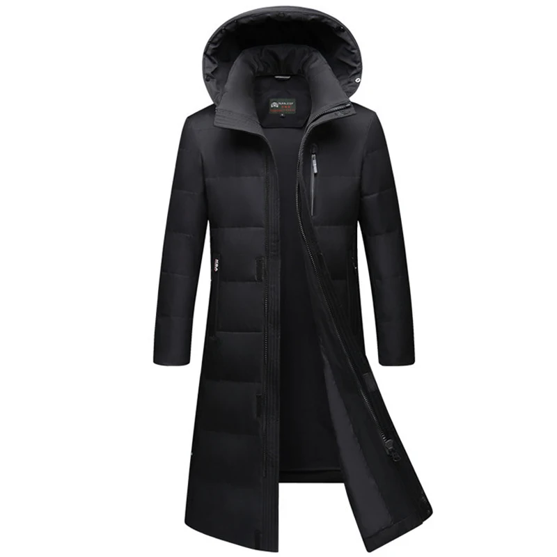 2020 новый зимний пуховик мужской 90% белый утиный пух толстый теплый Молодежный