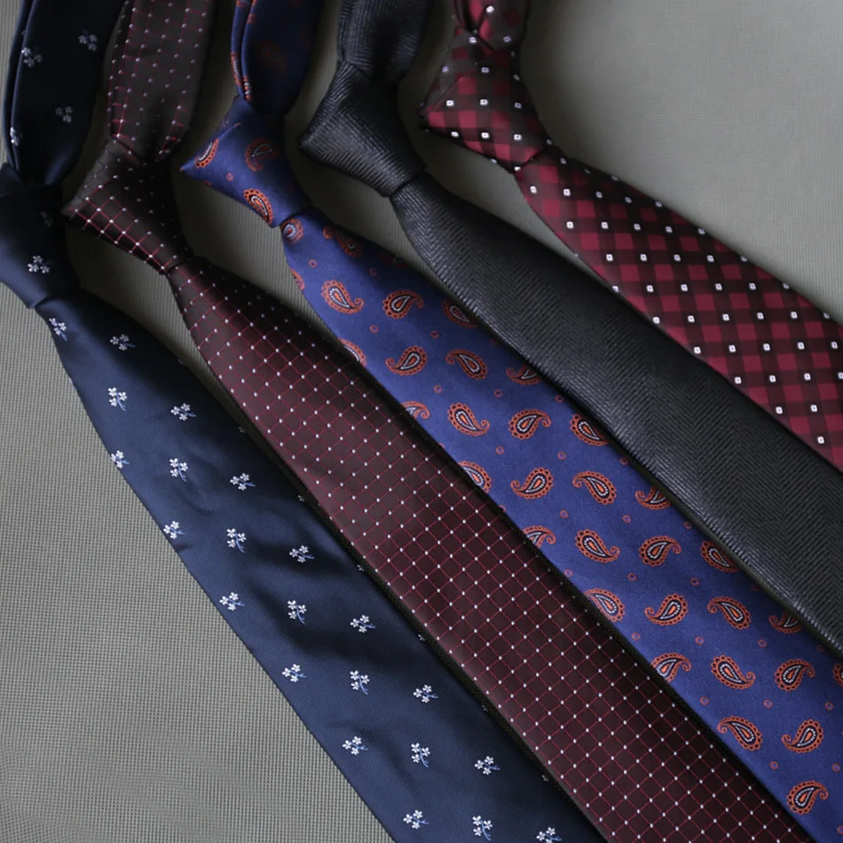 Бизнес для худой шеи галстук мужчин Свадебная вечеринка женщин с принтом Мужские