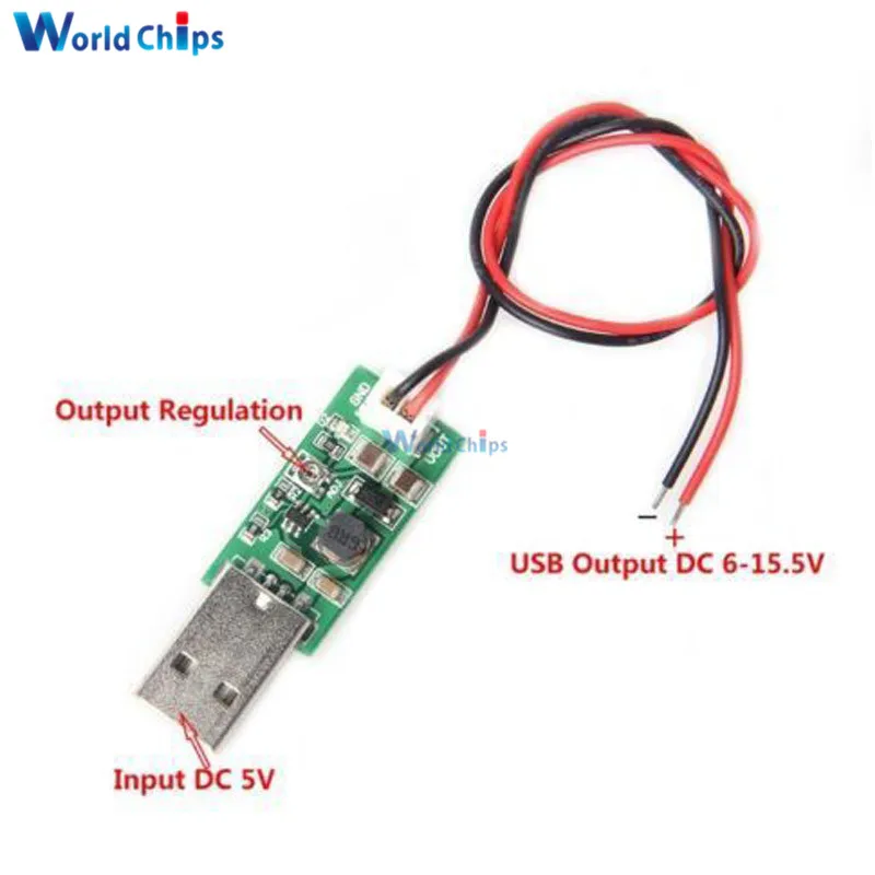 7W USB DC 5V до 6V 9V 12V 15V регулируемый выход низкая мощность мотор преобразователь
