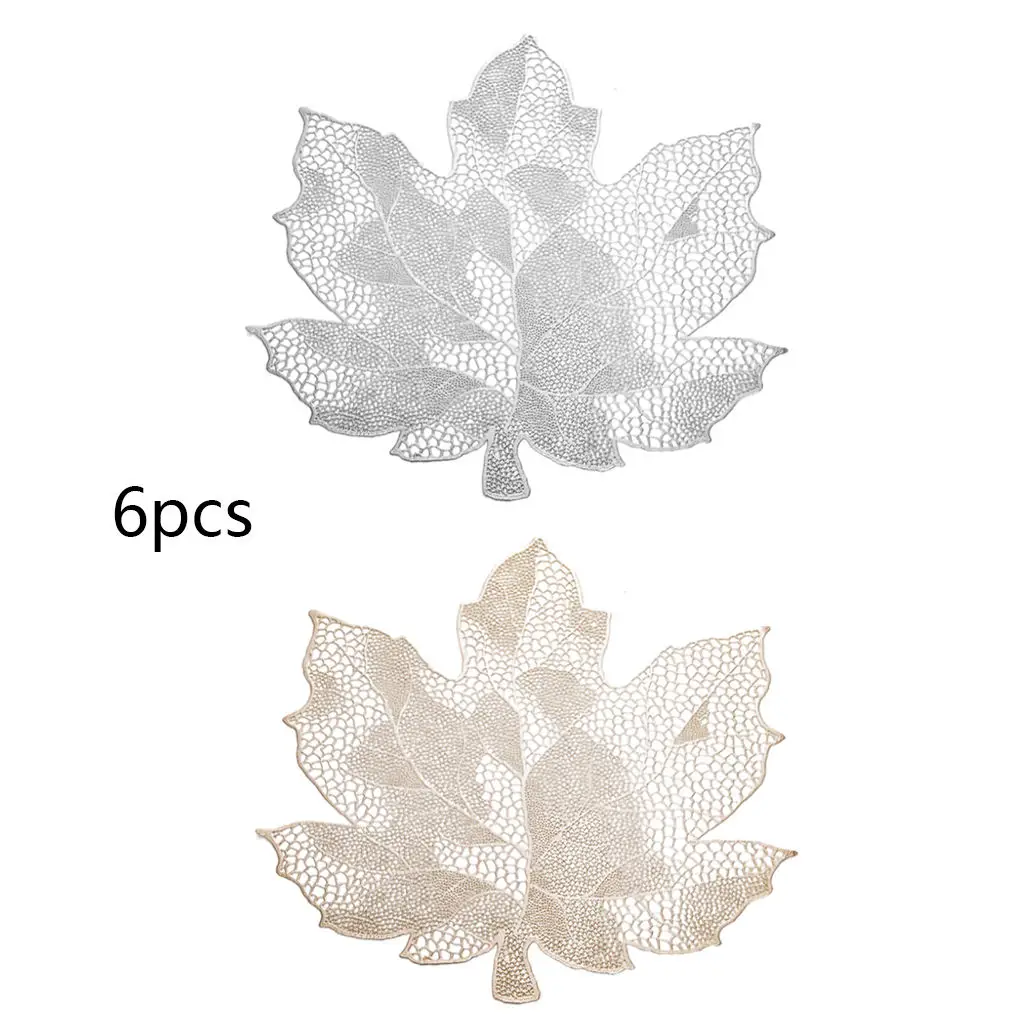 

6x подставки для кухонного стола, нескользящий кленовый фотоизоляционный коврик для мебели