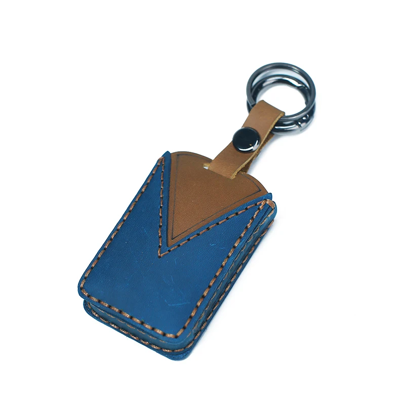 

Leather Car Key Case For Volvo-S90 V90 XC90 XC60 XC40 Key Case Cover Smart Keyless Remote leather car shell bag Car Auto Accesso