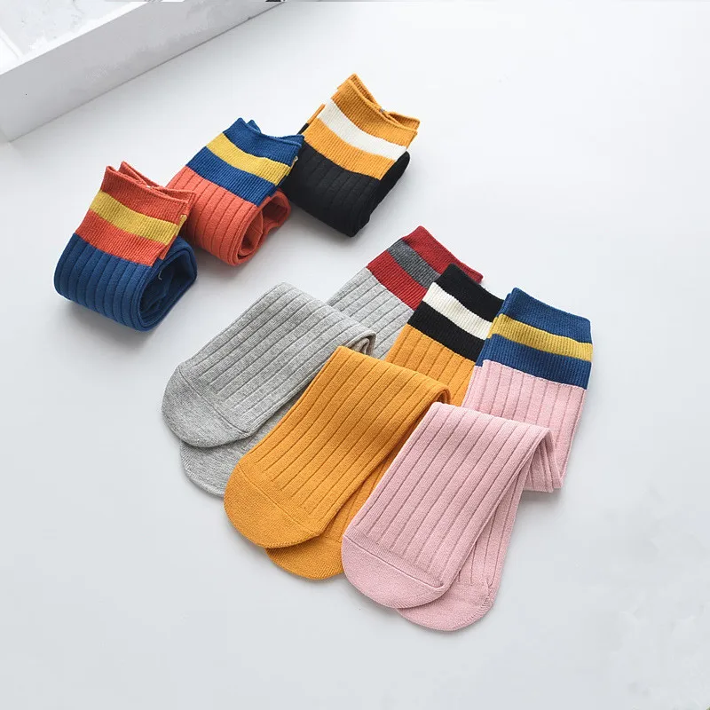 Baby Girls Socks Knee High Baby Football Stripes Sport Socks for Girl Sweet Princess Baby Socks Long Tube Kids Leg Warmer 3-10Y
