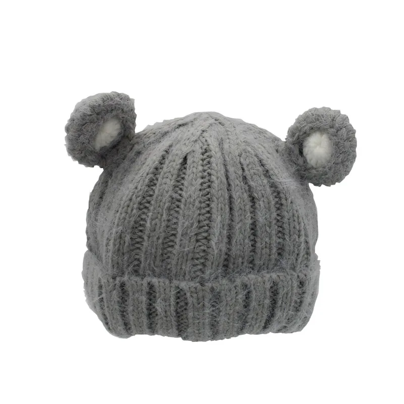 

Cute Winter Baby Hat Knitted Children Cap for Girls Boys Hats Cartoon Warm Baby Bonnet Enfant Beanie Baby Cap 4-24 Months 1 PC