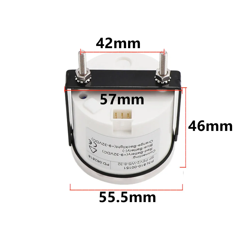 Автомобильный вольтметр 52 мм 12 В 24 подходящий для автомобилей лодок грузовиков