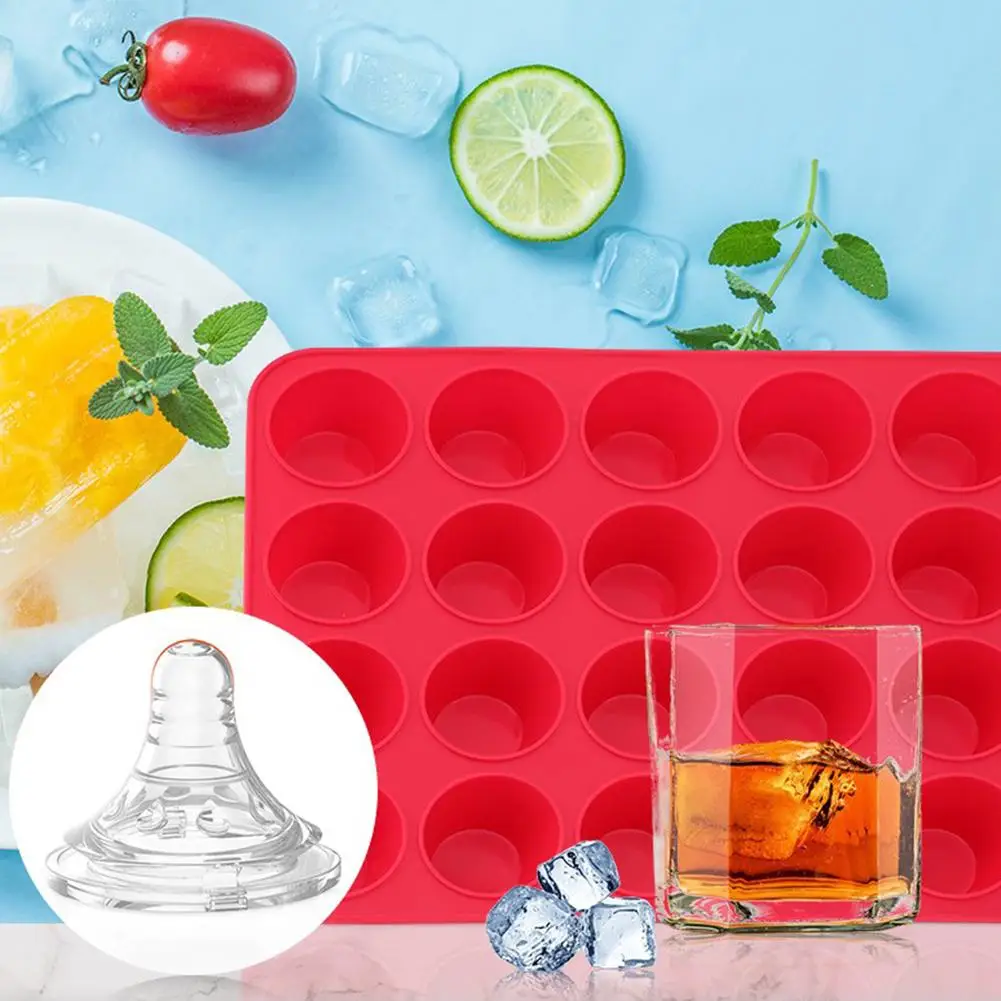 24 Сетки Силиконовый поднос для кубиков льда DIY форма пищевого класса