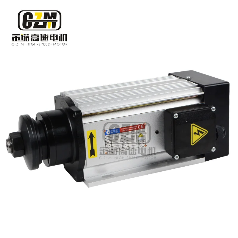 

Aluminum Woodworking Precision Cutting Electric Spindle Non-Distribution Frequency Band Footstand Installation