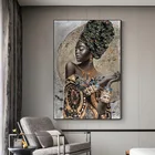 Картина Настенная в африканском стиле, абстрактная фотография, черный цвет, для гостиной, домашний декор