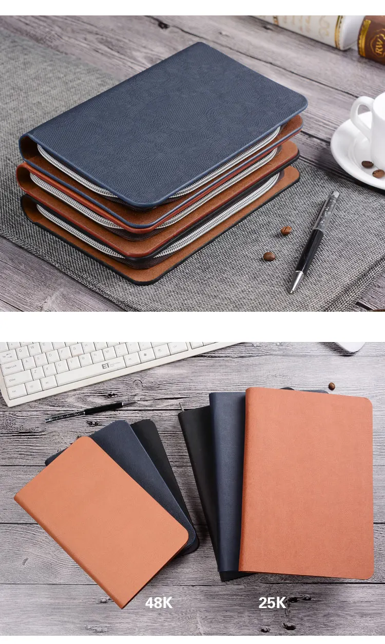 Крокодиловой кожи с сохраненным природным лицом Тетрадь папка A5 Бизнес на молнии