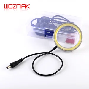 Кольцевой светильник Kaisi ультратонкий, 60 Светодиодный, регулируемая кольцевая лампа для микроскопа со стереозумом, с USB-разъемом, сварочный Точечный светильник для обслуживания