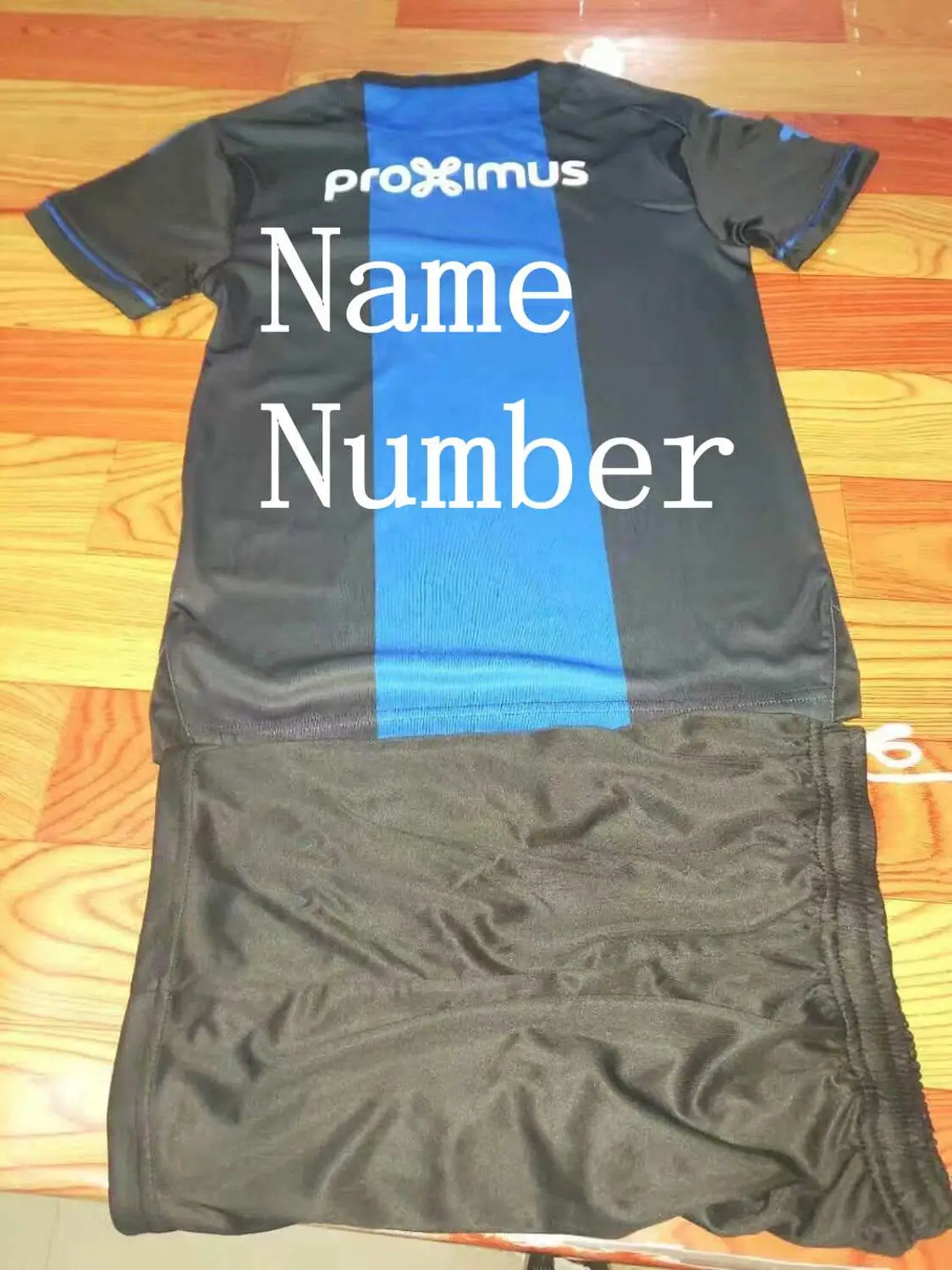 print name number Комплекты для детей; Клубные костюмы Брюгге для мальчиков и девочек; спортивные детские футболки+ шорты; тренировочные костюмы; пустой комплект на заказ - Цвет: print name number