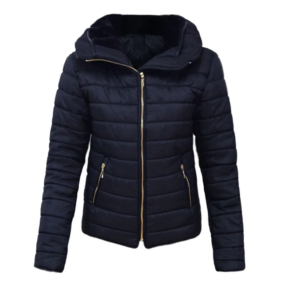 ZOGAA Winter Women Parkas Casual Thicken Warm Slim Jackets Padded Female with Hood Coat  Solid Styled Outwear Snow Jacke Wear