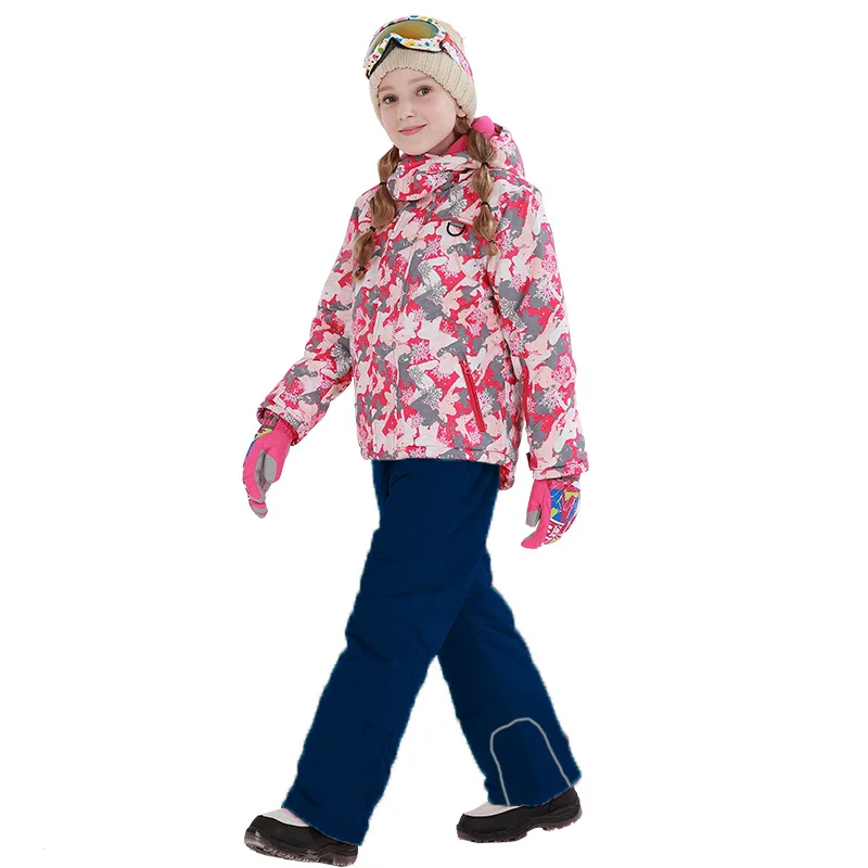 Детский лыжный костюм s новинка 2019 для мальчиков и девочек водонепроницаемые