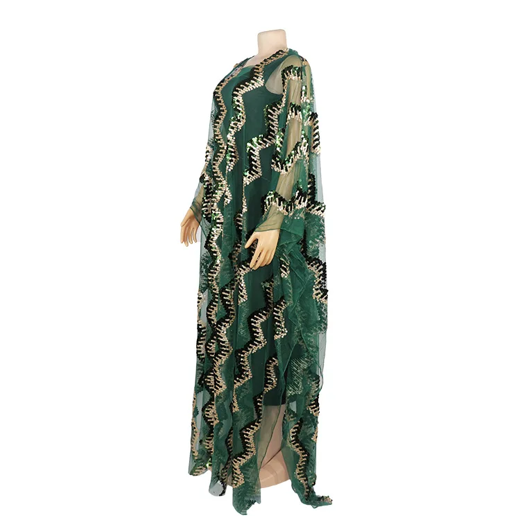 Новое поступление 2020 женское платье в африканском стиле с рукавом летучая мышь