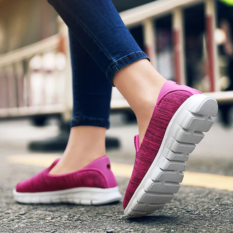 

New Women Casual Shoes Summer Autumn Fashion Brand Breathable Shoes Lazy Slip-on Women Shoes Women Flat Zapato Tenis Mujer