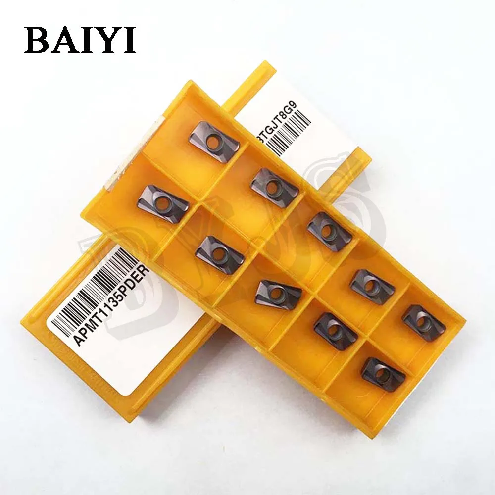 10 шт. хорошее качество карбида с ЧПУ лезвие APMT1135 BAP300R APMT1135PDER-H2 VP15TF мельница токарный станок фрезерные инструменты с ЧПУ фреза