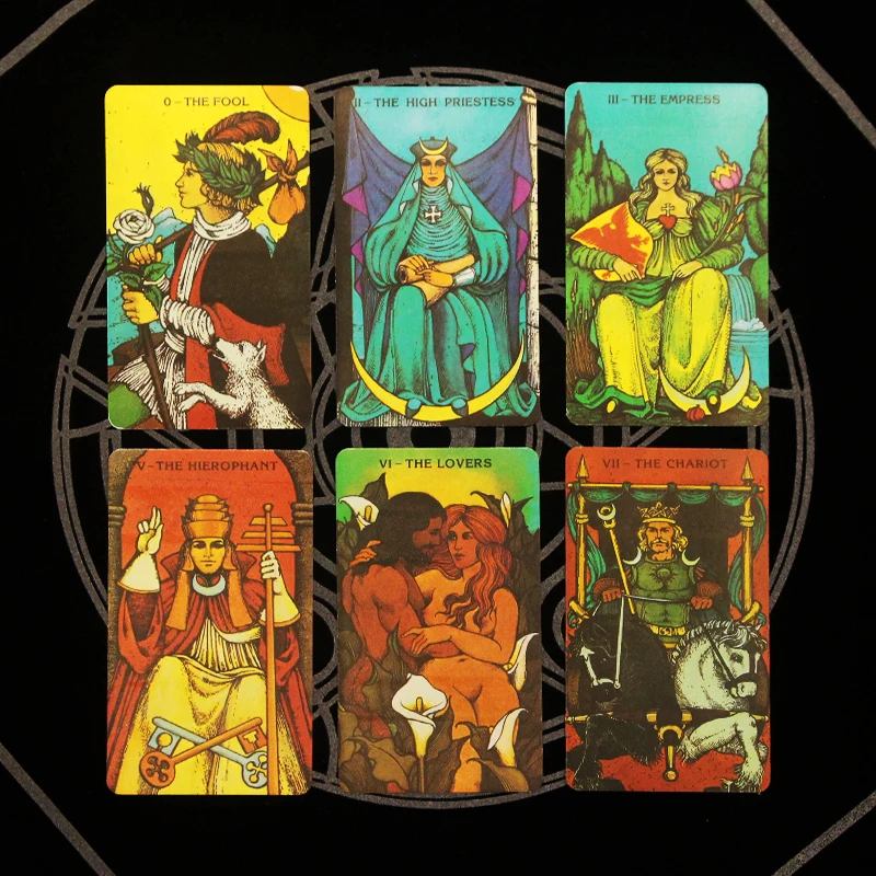 Novel Non-traditional Tarot Dicination Fate forBeginner Entertainment Tarots Deck Oracle Card Board Game Drinking/Party | Спорт и