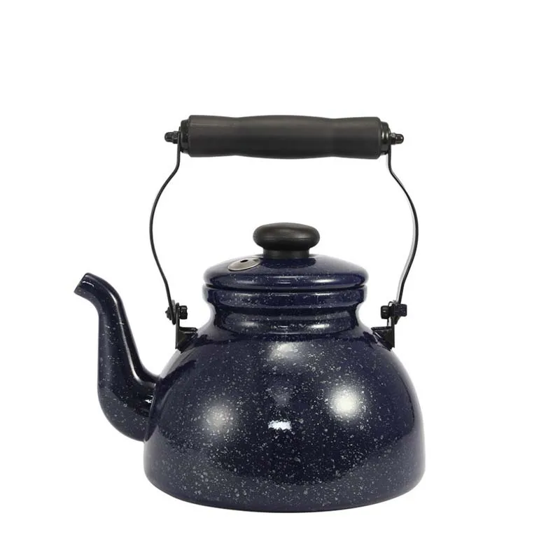 

Эмалированный чайник 2,5 л, бутылка для горячей воды, чайник со звездным небом и точкой, чайник