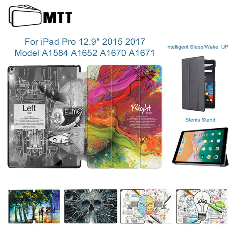 MTT чехол для планшета из искусственной кожи для iPad Pro 12,9 дюйма Магнитный флип-чехол для iPad Pro 12," A1584 A1652 A1670 A1671