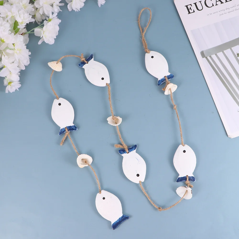 

1 Pc Creative Fish Shell Hanging Ornament Creative Wall Hanging Decorations Pendants for Home Living Room )