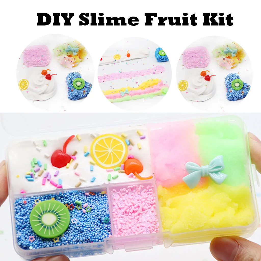 Слайм своими руками мягкая не липкая слайм с облаком Ароматизированная игрушка