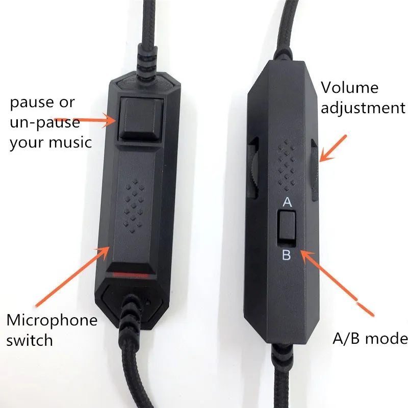 Запасные части для наушников кабель Logitech Kingston G633 G933 наушники настройки два