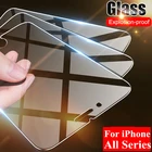 Закаленное стекло с полным покрытием для iPhone 6 6S 7 8 Plus XR, защитная пленка для экрана iPhone X, XR, XS MAX, 11, 12, 13 Pro Max, стекло, 3 шт.