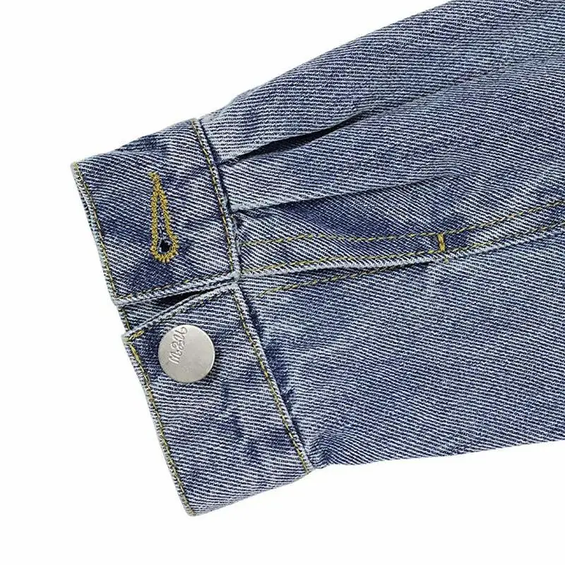 

Toddler Girl's Fashion Tassel Denim Jacket with Flower on Shoulder Child Jeans Kids Jacket & Coats for Toddler Girls Outerwear