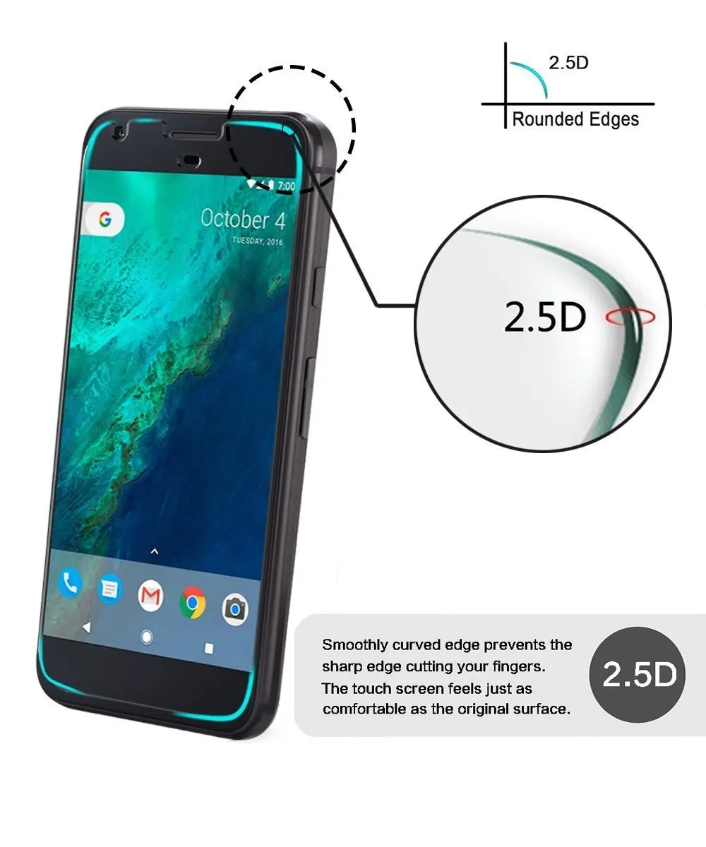 2 шт закаленное стекло для Google Pixel 2 3 3A 4 XL Lite 1 Pixel2 Pixel3 Pixel3Lite Защитная пленка для экрана