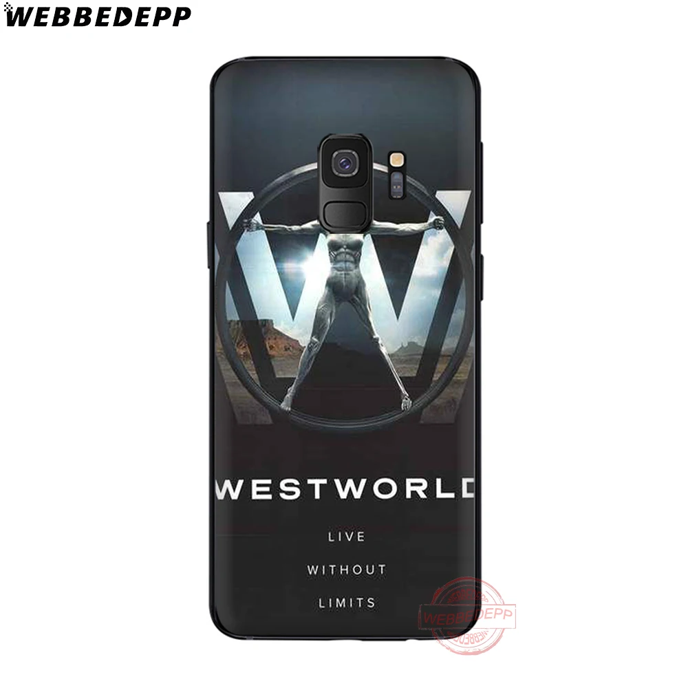 WEBBEDEPP Westworld мягкий чехол для телефона с изображением цветов Samsung S6 S7 край S8 S9 S10
