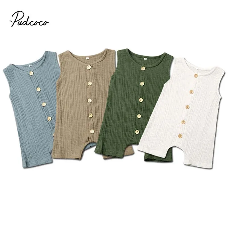 2019 брендовая одежда без рукавов для новорожденных мальчиков и девочек