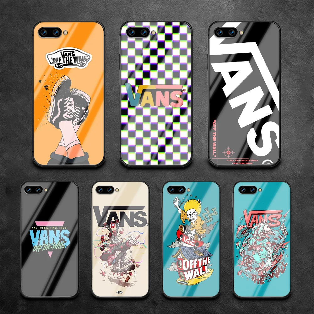 

Creativity Vanss Phone Tempered Glass Case Cover For Huawei Honor 7 8 9 10 20 A X I Lite Silicone Etui Prime