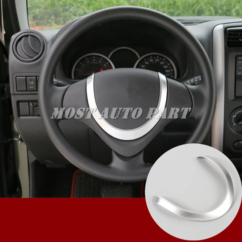 Хромированный чехол на руль из АБС пластика с блестками для Suzuki Jimny 2015 2017