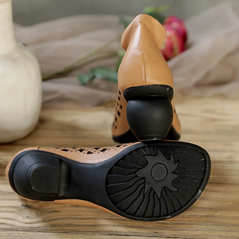 Tayunxing/ босоножки женские обувь женская летняя ручной работы из натуральной кожи