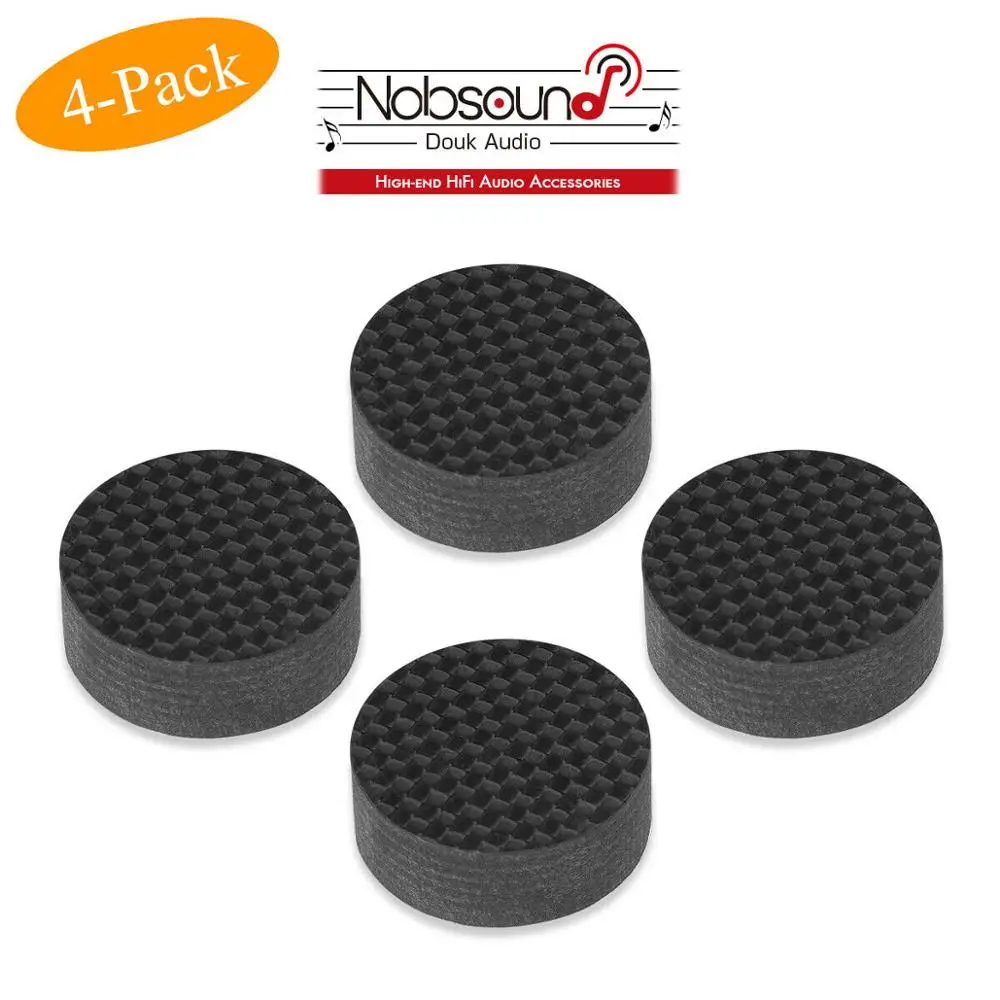 Nobsound 4 шт. усилитель из углеродного волокна изоляционная подставка колонки шипы CD