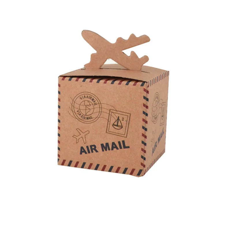 10 шт. маленькая винтажная Подарочная коробка из крафтовой бумаги | Дом и сад