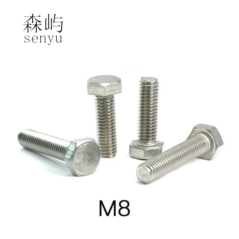 Luhuichang m8 шестигранные винты из нержавеющей стали наружные болты для