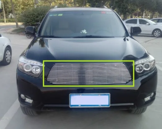Алюминиевая передняя Центральная решетка для Toyota Highlander 2009 2010 2011 | Автомобили и