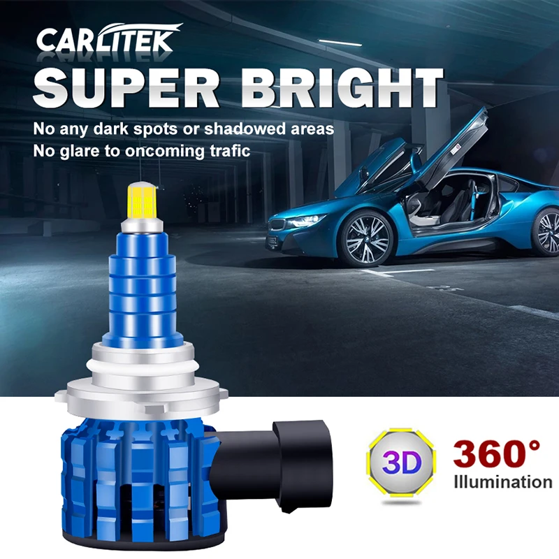 

H7 LED light Car Headlights bulbs Hi-Lo Beam H4 H11 H8 20000LM 6500K White Fog Lamp 360 chips 9005 9006 HB3 HB4 auto accessoires