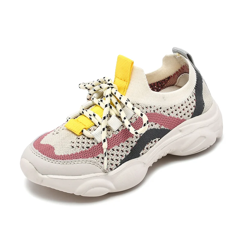 Wujie2020 новая детская повседневная обувь модный спортивный набор для ног полиэстер