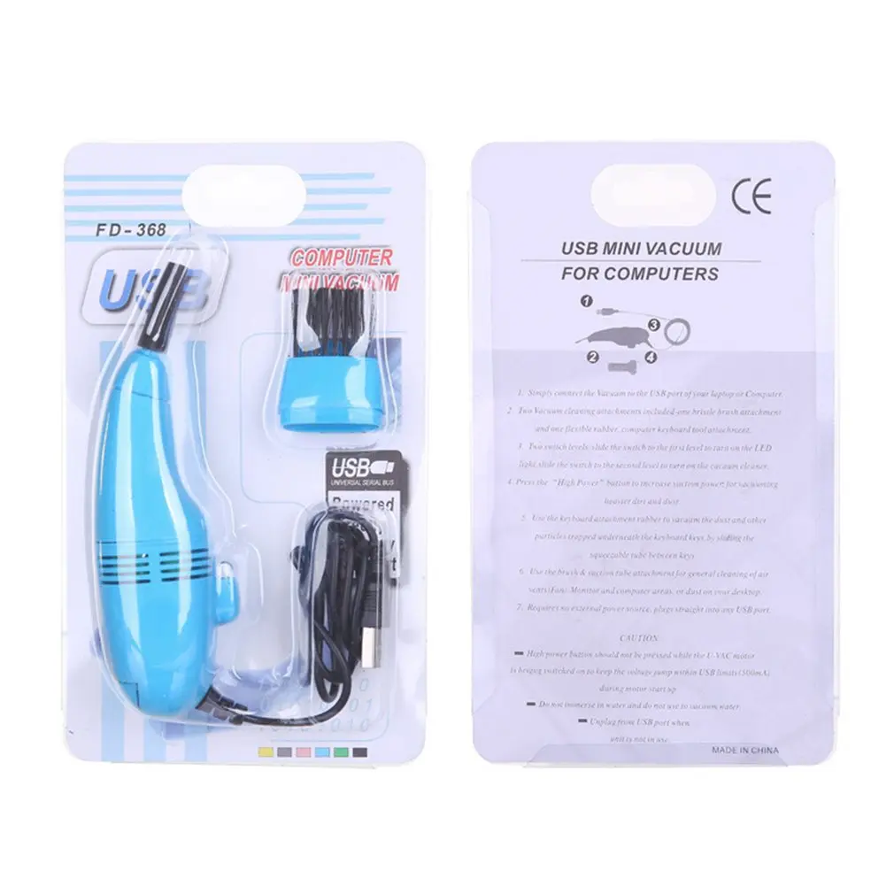 1 шт. Usb очиститель клавиатуры ПК для ноутбука компьютер набор вакуумной очистки
