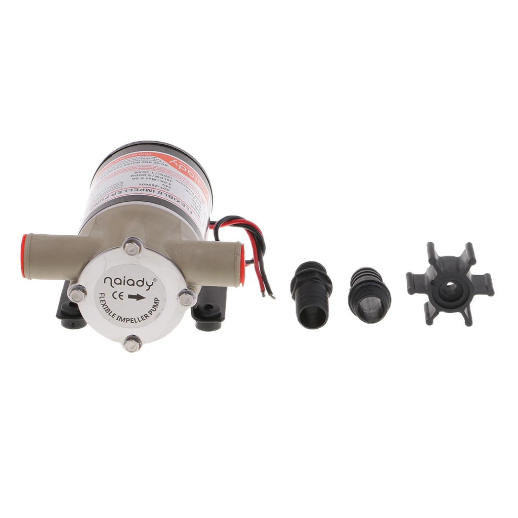 24В 30LPM самовсасывающий центробежный крыльчатка Трюмные насосы морской RV |